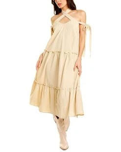 To My Lovers Iered Midi Dress Women