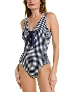 Shoshanna Lace-Up One-Piece Women