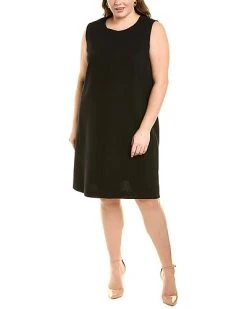Lafayette 148 New York Plus Adsley Wool Sheath Dress Women