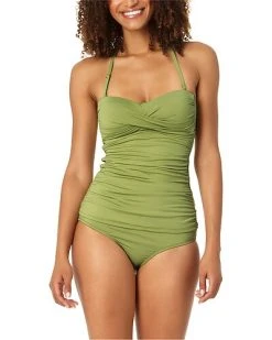 Anne Cole Twist Front Bandeaukini Women
