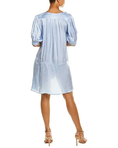 Avantlook Crinkle Half-Sleeve Mini Dress Women - Image 2