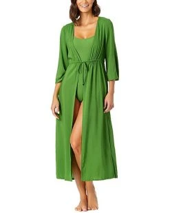 Anne Cole Tie Front Tunic Women