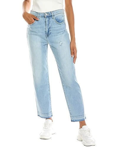 Hudson Jeans Kass Under The Sea High-Rise Straight Ankle Jean Women