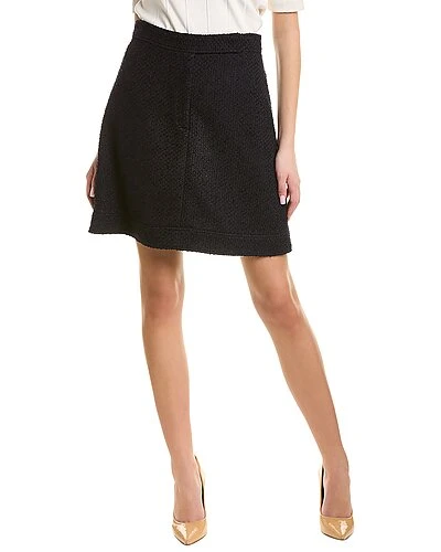 Oscar De La Renta De La Renta Tweed Silk-Lined Mini Skirt Women