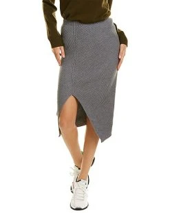 THEORY Evia Asymmetric Pencil Skirt Women