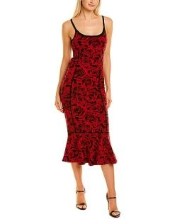 Michael Kors Rose Flounce Dress Women