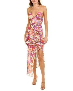 Nicholas Maeve Halter Midi Dress Women