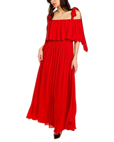 Valentino Silk Maxi Dress Women
