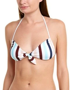 Shoshanna Swimwear Tie-Front Bikini Top Women