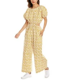Rebecca Taylor Poplin Jumpsuit Women