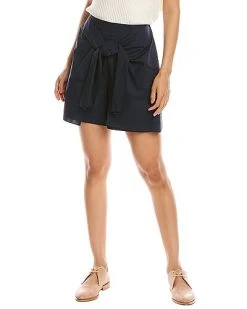 Rebecca Taylor Poplin Skort Women