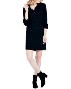 NIC+ZOE Convertible Sleeve Pocket Dress Women