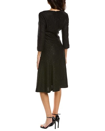 St. John Wool-Blend Midi Dress Women - Image 2