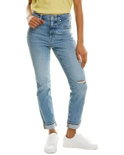 Madewell High-Rise Bilston Wash Slim Boy Jean Women