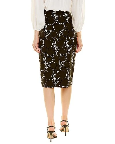 Samantha Sung Chloe Wool & Silk-Blend Skirt Women - Image 2