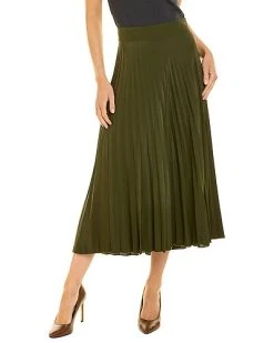 Design History Pleated Midi Skirt Women