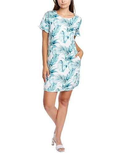 Tommy Bahama Island Breeze Ruffle Linen-Blend Dress Women