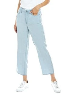 NYDJ Petite Summerville Stripes Relaxed Straight Jean Women