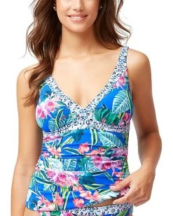 Tommy Bahama Orchid Grove Long Tankini Women