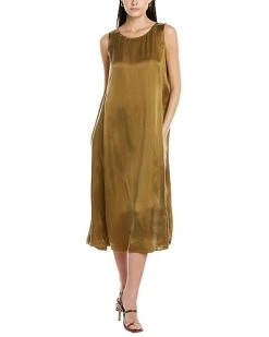 EILEEN FISHER Ballet Neck Midi Dress Women