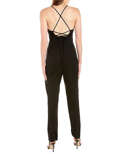Oscar De La Renta De La Renta Skinny Leg Wool-Blend Jumpsuit Women - Image 2