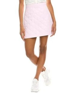 Burberry High Waisted Quilted Skirt Women