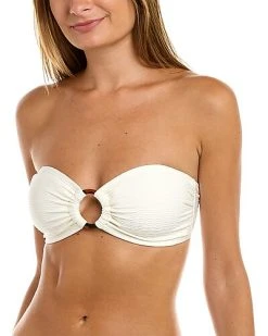 Kate Spade New York Ring Bandeau Bikini Top Women