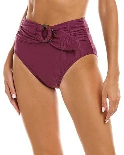 Kate Spade New York Belted High-Waist Bikini Bottom Women