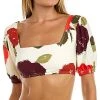 Kate Spade New York Puff Sleeve Scoop Bikini Top Women