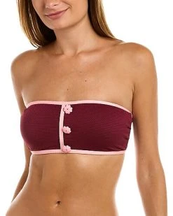 Kate Spade New York Contrast Bandeau Bikini Top Women