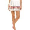 LoveShackFancy Shawna Mini Skirt Women