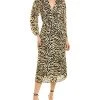 Ba&sh Crossover Midi Dress Women