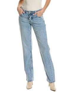 FREE PEOPLE Shelby Free Bird Blue Boyfriend Jean Women