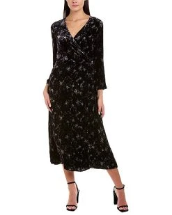 Johnny Was Stardust Silk-Blend Wrap Dress Women