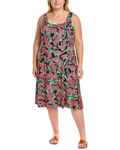 NIC+ZOE Plus Colorful Canopy Dress Women