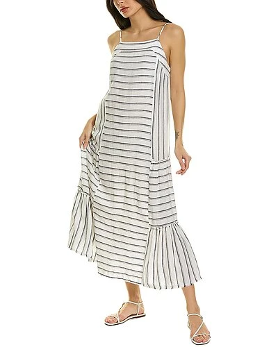 Splendid Thira Linen-Blend Maxi Dress Women