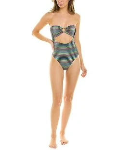 WeWoreWhat O-Ring Bandeau One-Piece Women