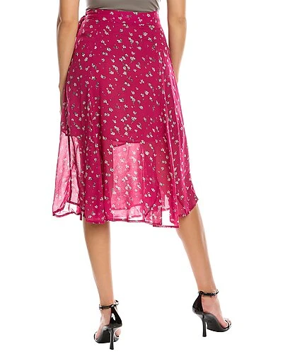 Rag & Bone Lily Floral Midi Skirt Women - Image 2