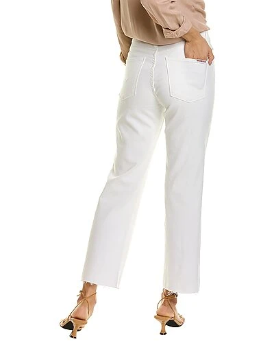 Hudson Jeans Oa White High-Rise Straight Ankle Jean Women - Image 2