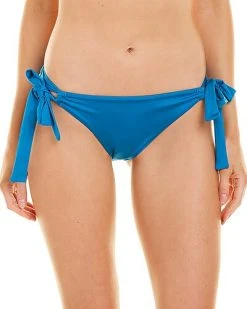 BCBGMAXAZRIA Soft Tie Adjustable String Bikini Bottom Women