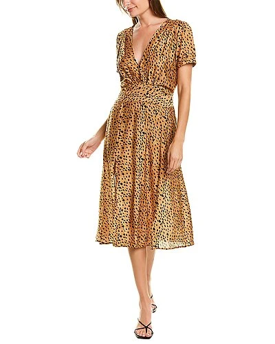 ViX Lassi Marta Silk-Blend Midi Dress Women