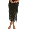 Chaser Lace Straight Midi Skirt Women