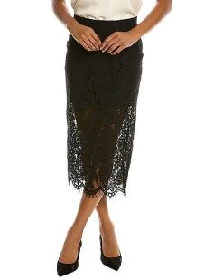 Chaser Lace Straight Midi Skirt Women