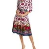 Samantha Sung Patricia Wool & Silk-Blend Shirtdress Women