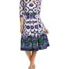 Samantha Sung Patricia Wool & Silk-Blend Shirtdress Women