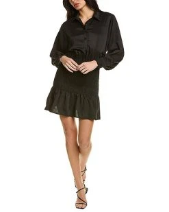 Avantlook Smocked Shirt Dress Women