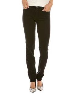 7 For All Mankind Kimmie Black Straight Jean Women