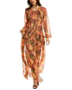 A.L.C. Valentina Silk Maxi Dress Women
