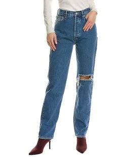 FREE PEOPLE The Lasso High-Rise Straight Jean Women