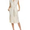 Rag & Bone Helena Stripe Linen-Blend Shirtdress Women